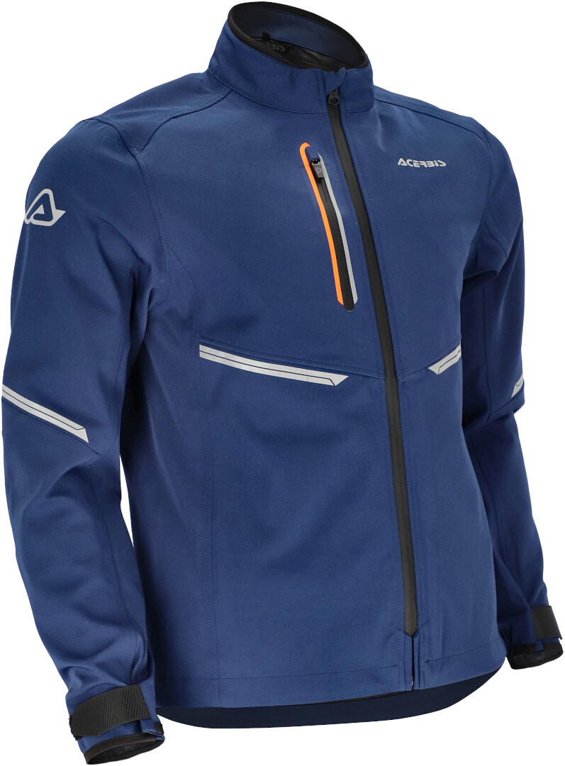 Acerbis X-Duro WP Blau-Orange Motocross-Jacke Größe S