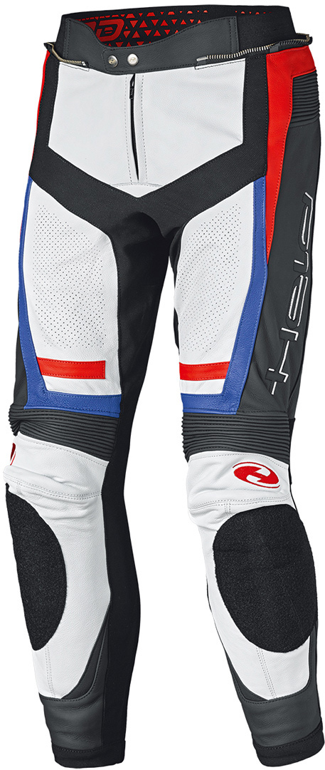 Held Rocket 3.0 Weiß Blau Rot Motorrad Lederhose Größe 62