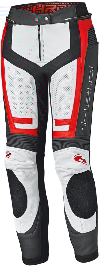 Held Rocket 3.0 Damen Weiß Rot Motorrad Lederhose Größe 42