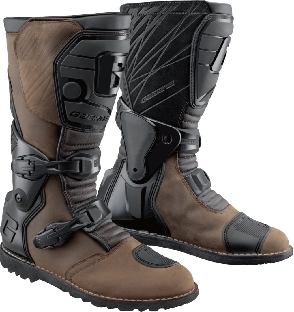 Photos - Trekking Shoes Gaerne Dakar Black Brown Boots Size 48 