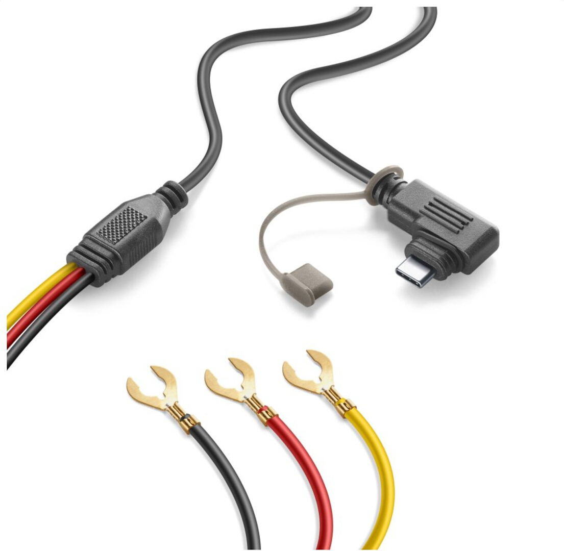Interphone RIDESYNC Ladekabel USB-C Battery Charge Größe