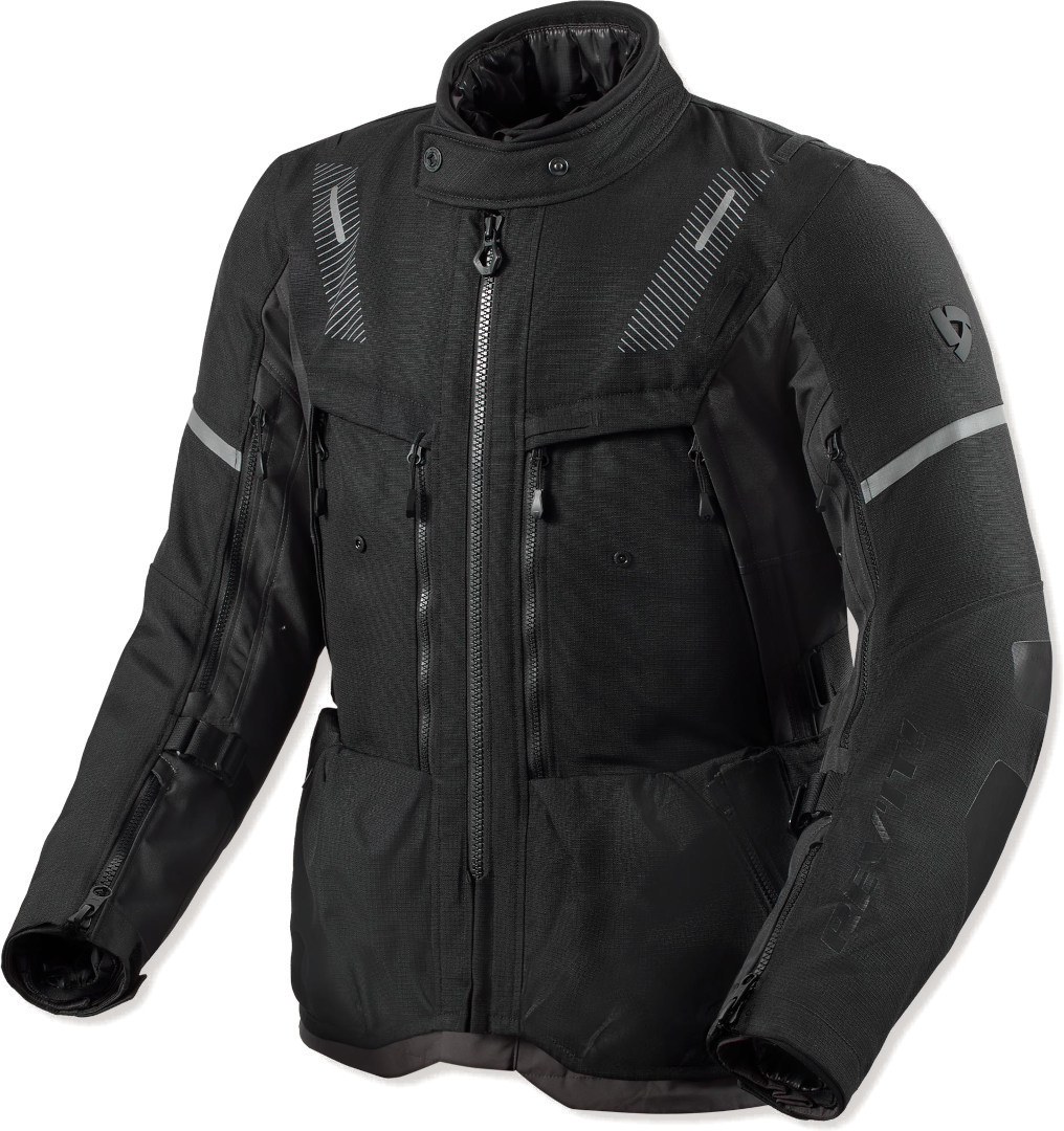 REV’IT! Sand 5 H2O Schwarz Anthrazit Motorrad Jacke Größe S