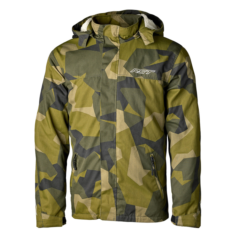 RST Loadout Full Zip Hoodie Splinter Grün Größe M