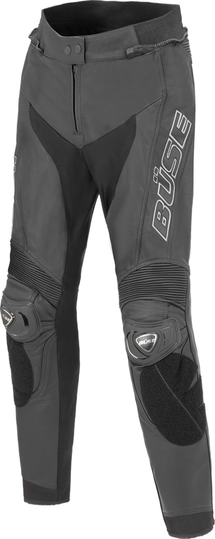 Büse Assen Damen Schwarz Lederhose Größe 36