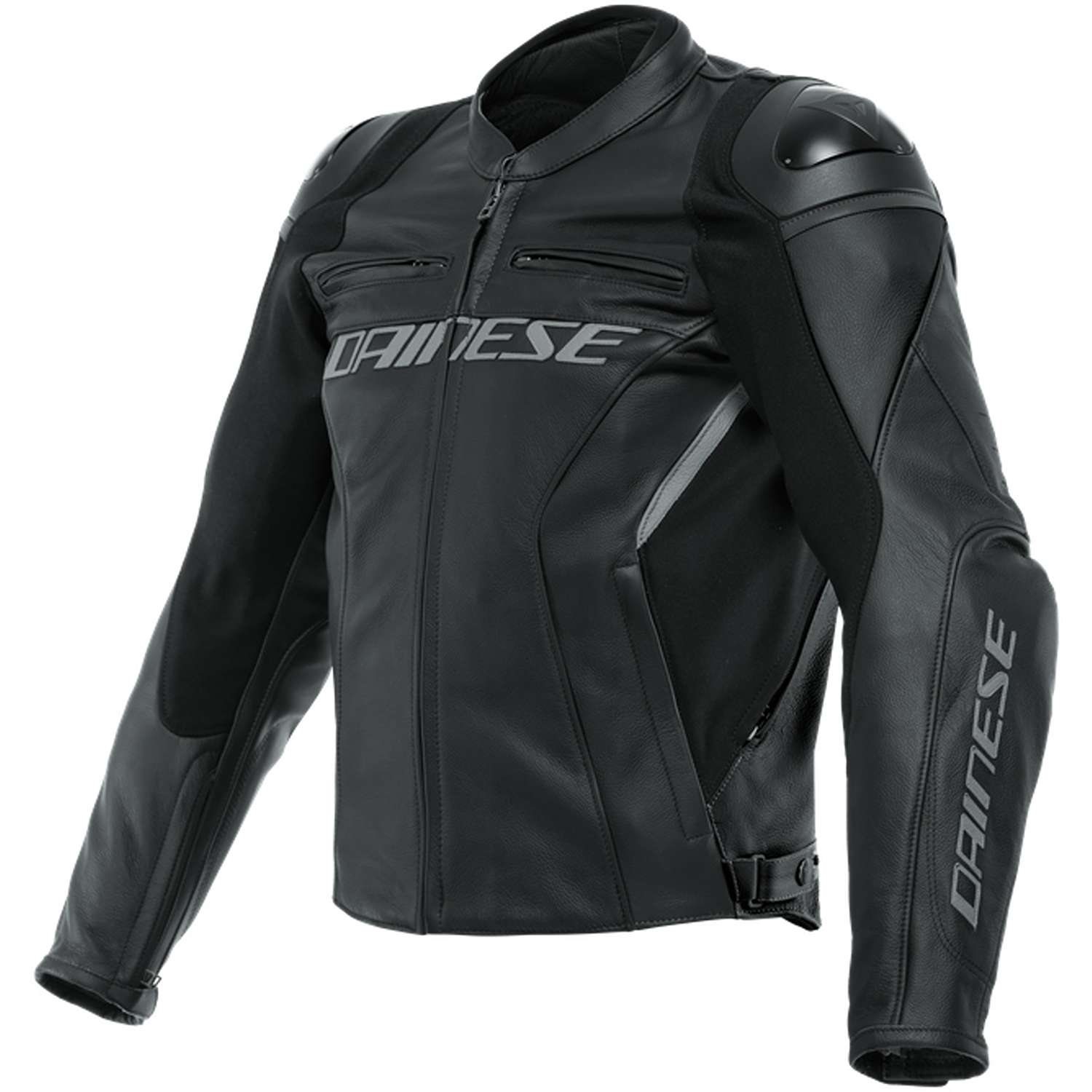 Dainese Racing 4 Lederjacke S/T Schwarz Größe 28