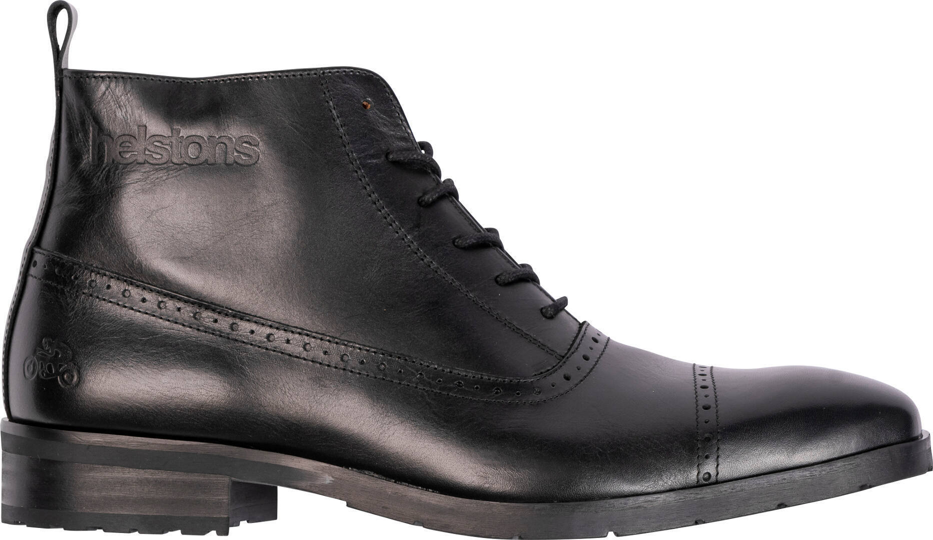 Helstons Heroes Aniline Wax Chaussures Moto En Cuir Noir 40