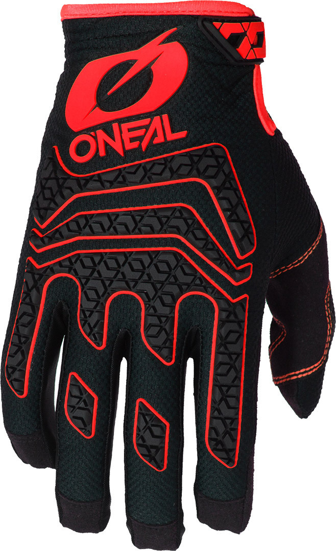 Photos - Motorcycle Gloves ONeal O’NEAL O'NEAL Sniper Elite Black Red Motocross Gloves Size XL 