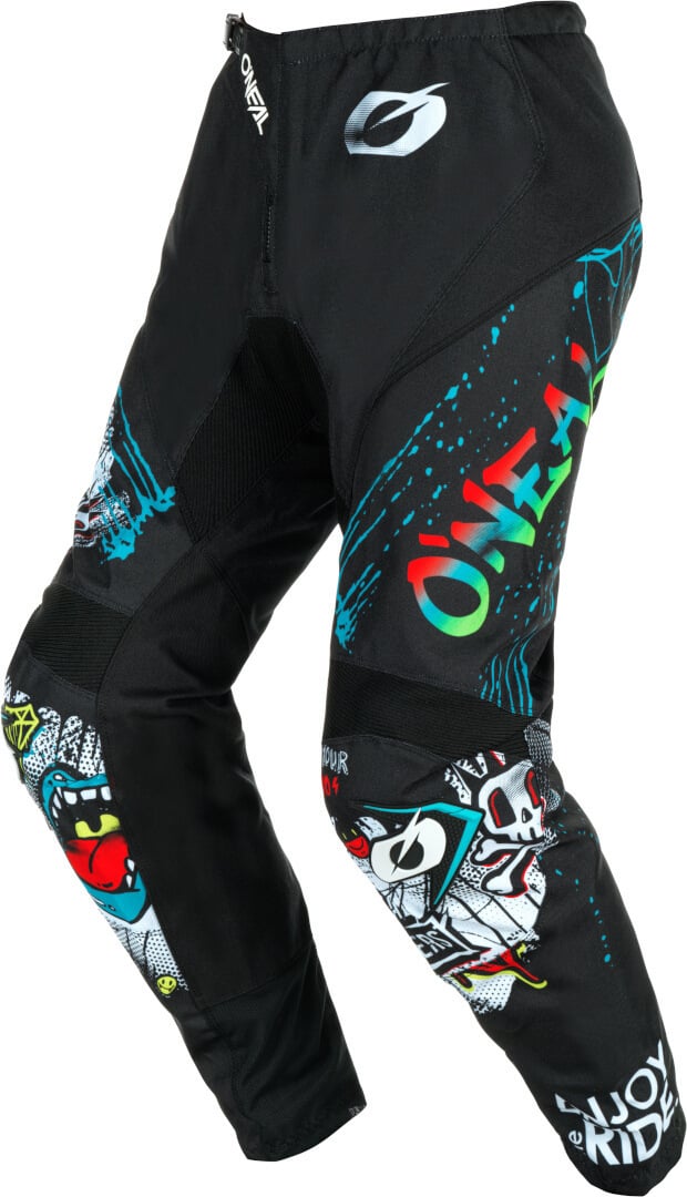 Photos - Motorcycle Clothing ONeal O’NEAL O'NEAL Element Rancid Black Multicolor Motocross Pants Size 42 