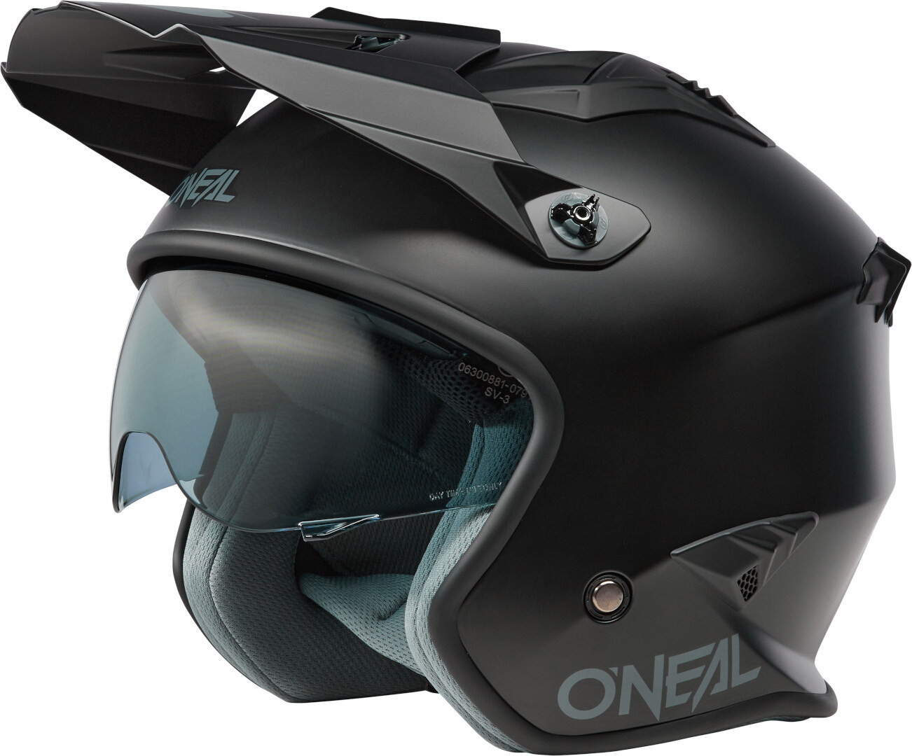 Photos - Motorcycle Helmet ONeal O’NEAL O'NEAL Volt Solid Black Trial Helmet Size S 