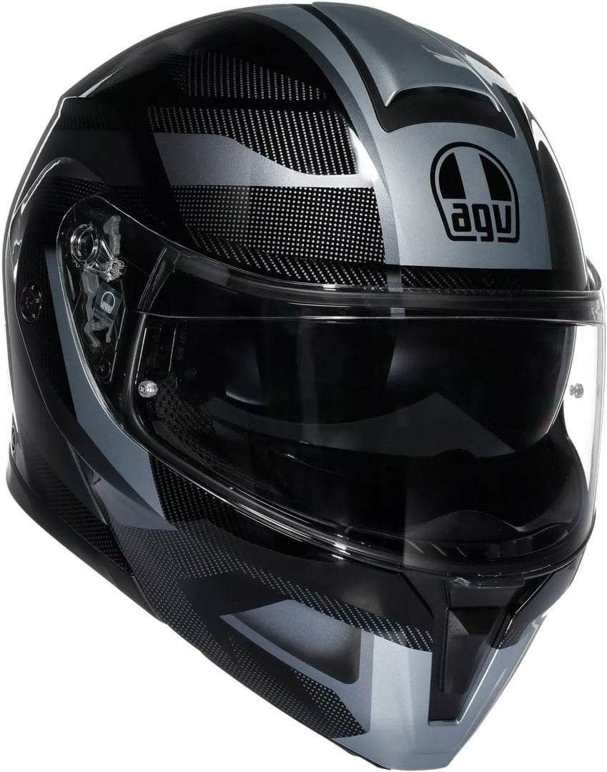 AGV Streetmodular Ledro Matt Schwarz Grau Klapphelm Größe 2XL