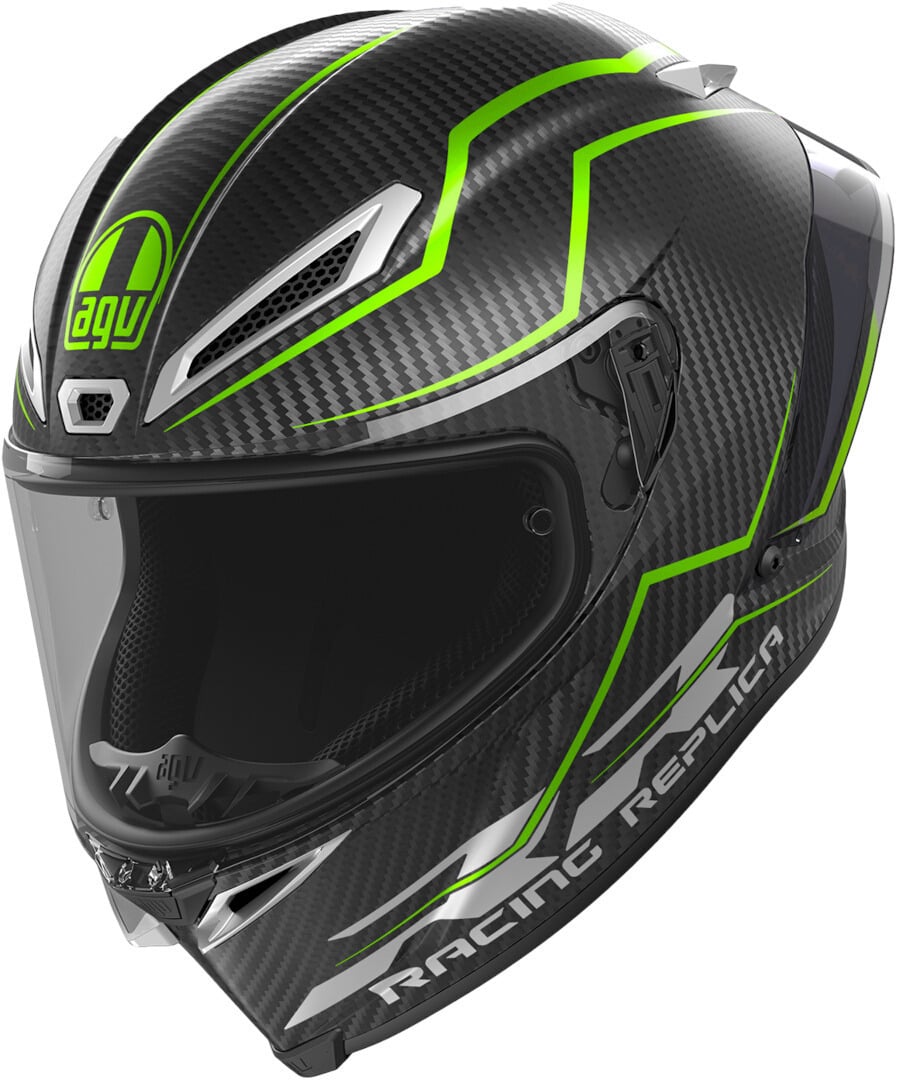 AGV Pista GP RR Performante Carbon Schwarz Grün Integralhelm Größe 2XL