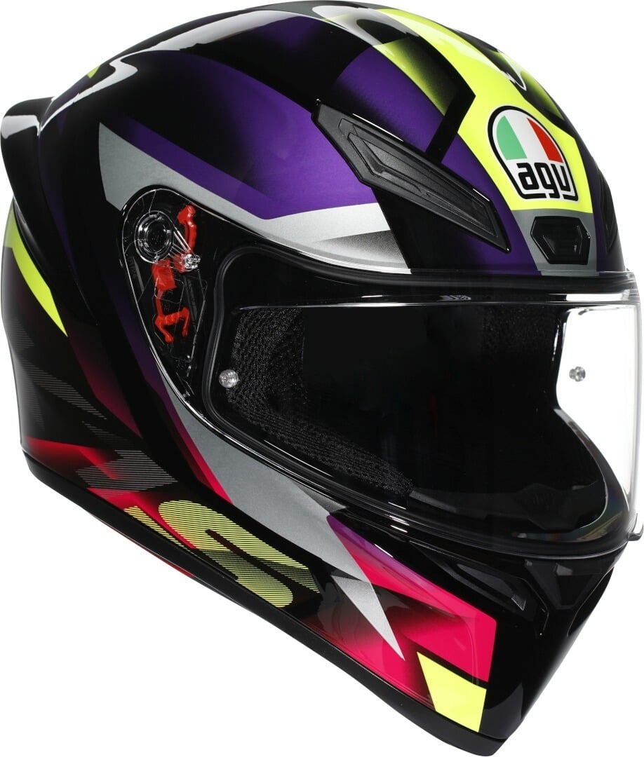 AGV K1 S Fastlap Schwarz Lila Integralhelm Größe 2XL