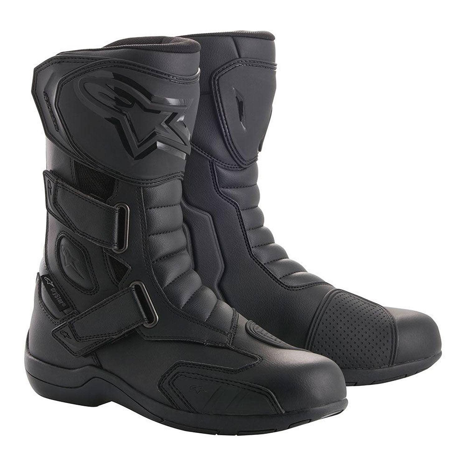 Alpinestars Radon Schwarz Drystar Motorradstiefel Größe 40