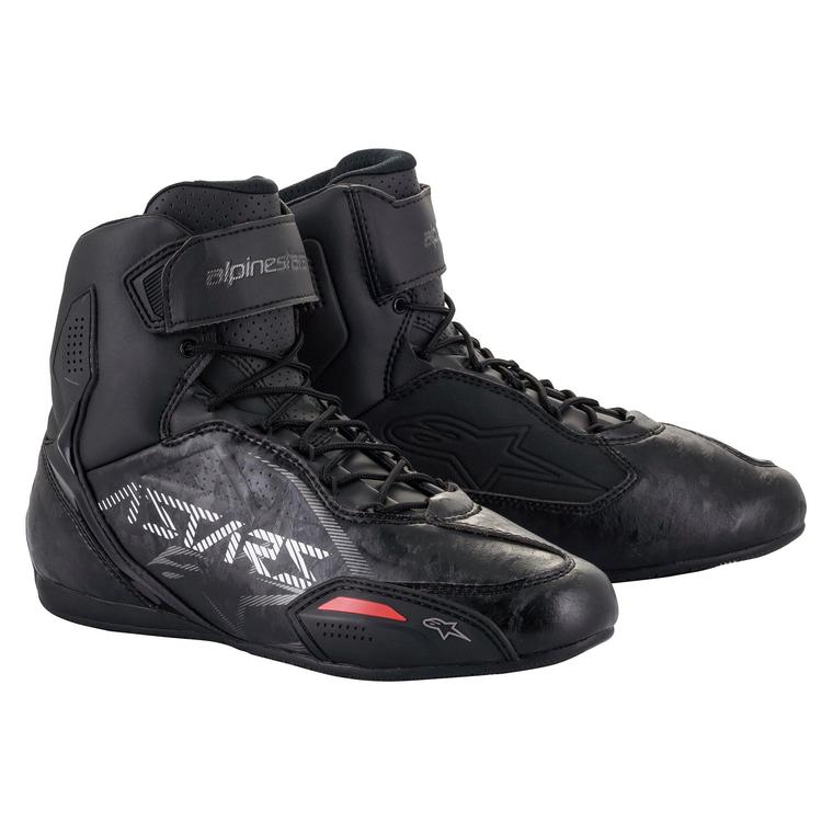 Alpinestars Faster-3 Black Gun Metal Shoes Size US 10.5