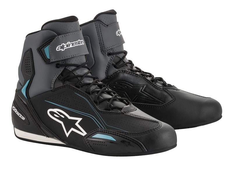 Alpinestars Stella Faster-3 Chaussures De Moto Noir Gris Ocean US 6