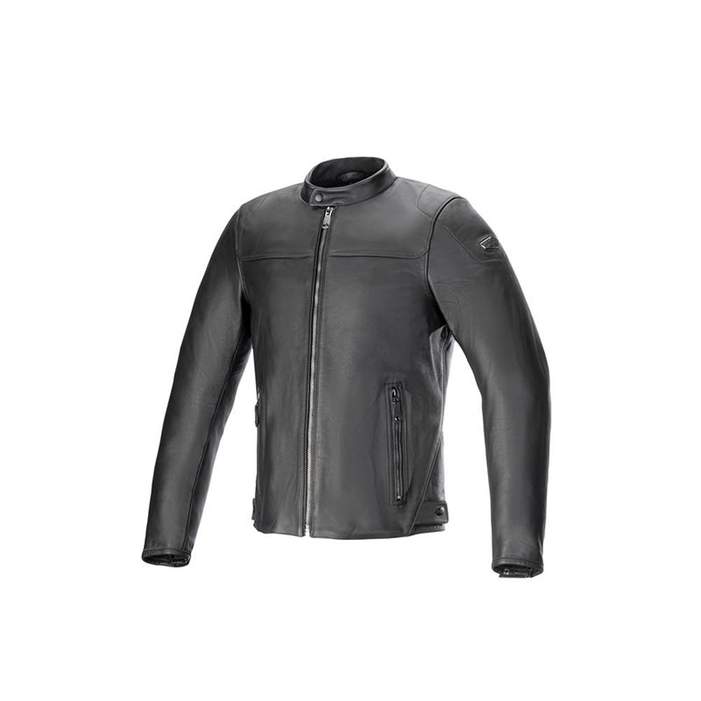 Alpinestars Blacktrack Lederjacke Schwarz Größe 2XL