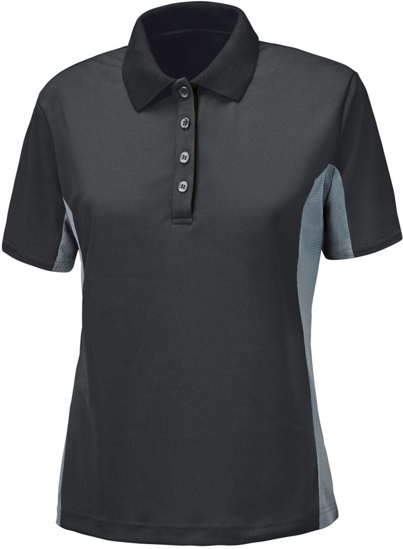 Held Cool Layer Damen Polo Shirt Schwarz Grau Größe S