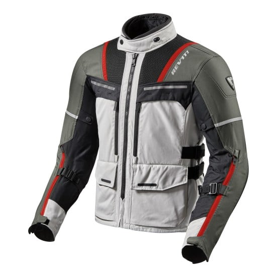 REV'IT! Offtrack Veste De Moto Argent Rouge S