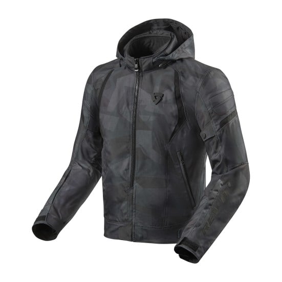 Zdjęcia - Odzież motocyklowa Revit REV'IT! Flare 2 Jacket Camo Black Gray Size M 