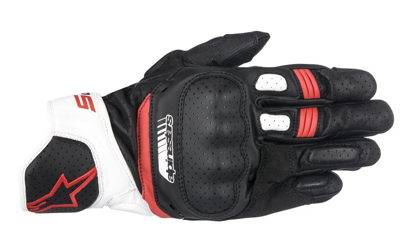 Alpinestars SP-5 Black White Red Size S