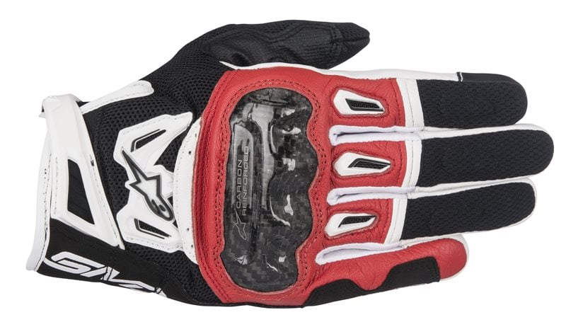 Alpinestars SMX-2 Air Carbon V2 Gants Noir Rouge Blanc S