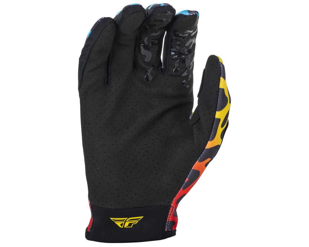 Photos - Motorcycle Gloves FLY Racing Lite S.E. Exotic Red Yellow Blue Size 2XL 