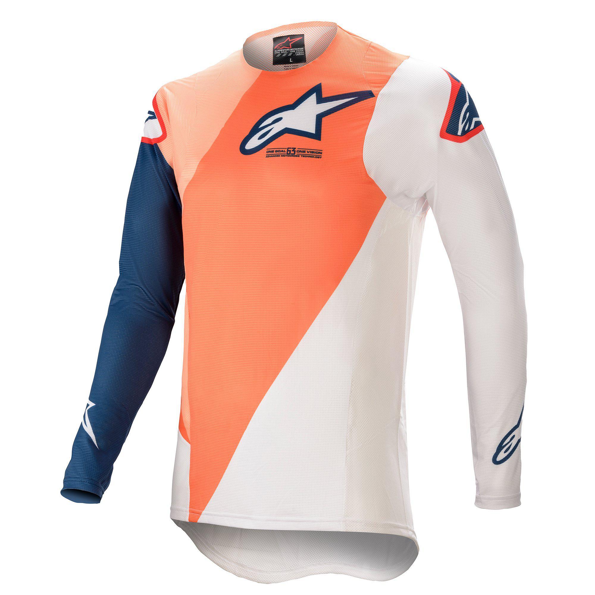 Alpinestars Supertech Blaze Orange Dark Blue S