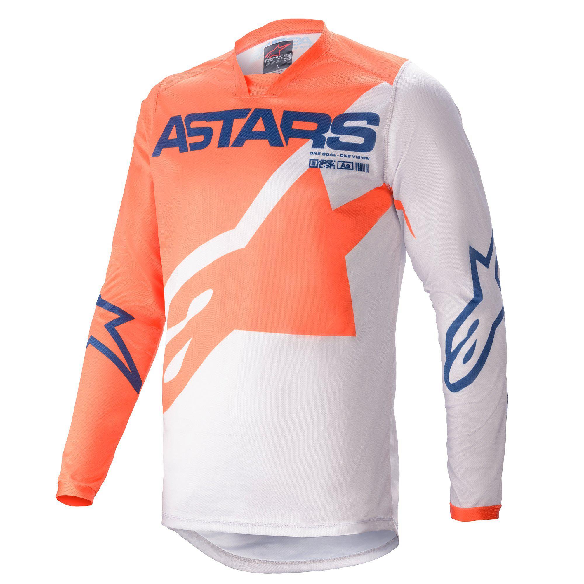 Alpinestars Racer Braap Orange Light Gray Dark Blue S