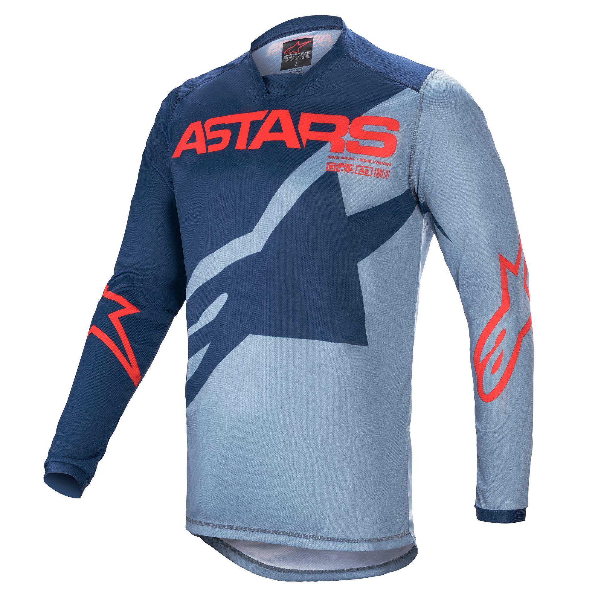 Alpinestars Racer Braap Dark Blue Powder Blue Br Red 2XL