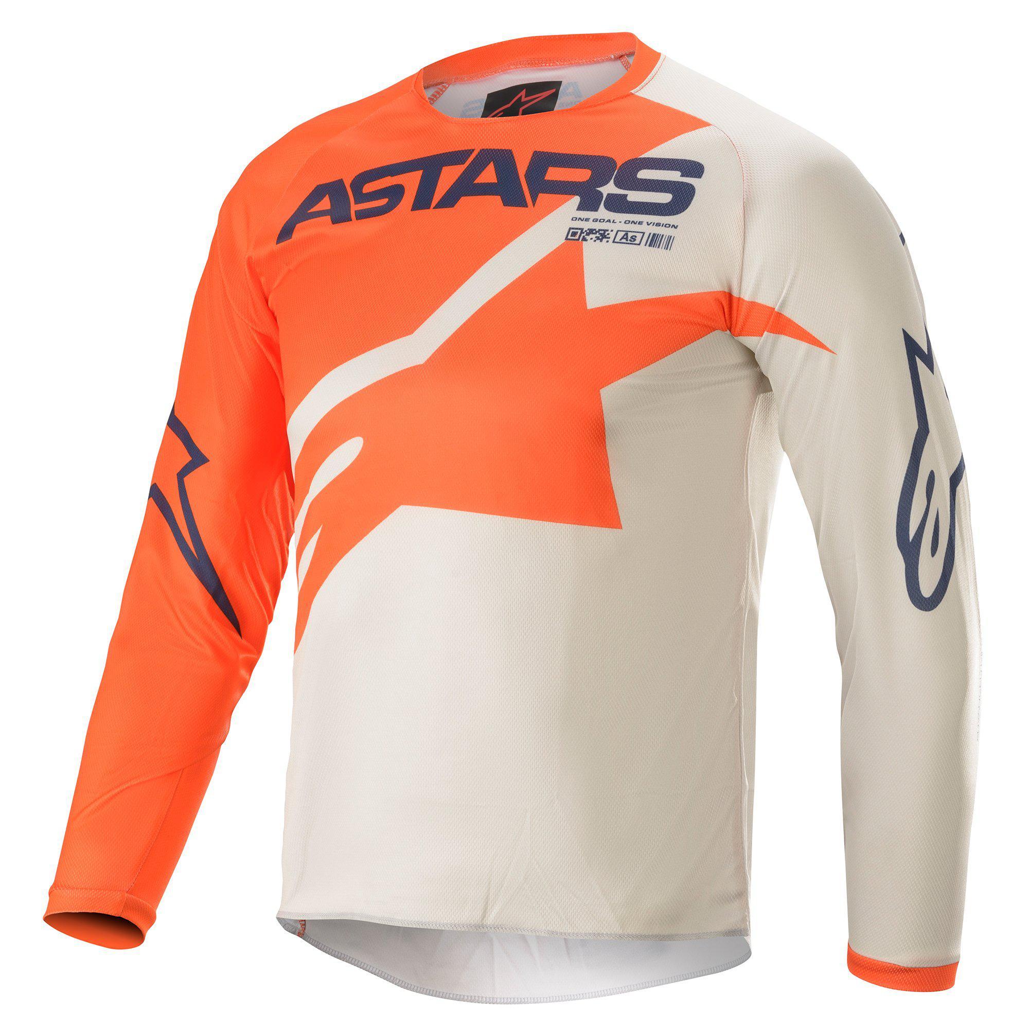 Alpinestars Youth Racer Braap Orange Light Gray Dark Blue S