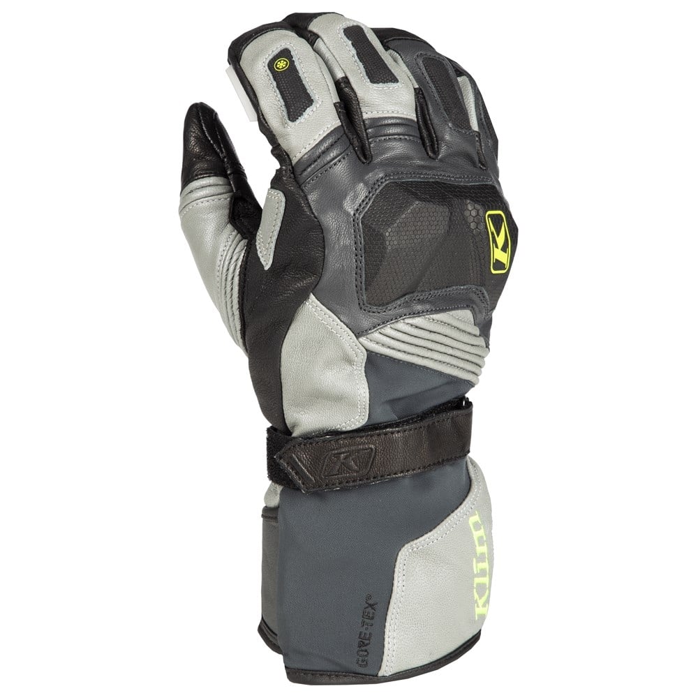 Klim Badlands Gore-Tex Gants De Moto Long Gris S