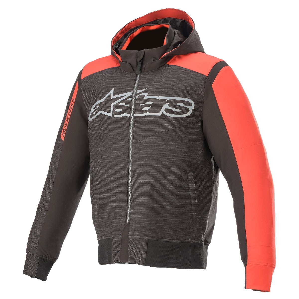 Alpinestars Rhod Windstopper Black Bright Red Hoodie S