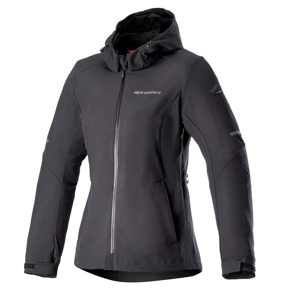 Alpinestars Stella Neo Wasserdichter Hoodie Schwarz Größe XS