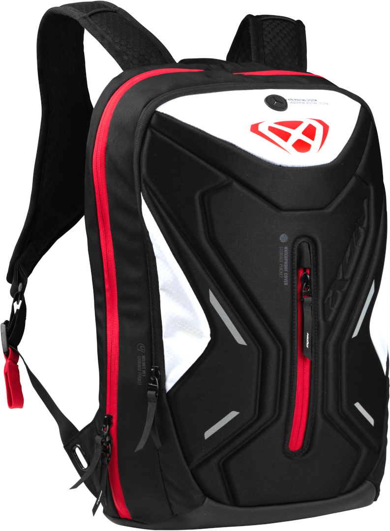 Ixon R-Laser 25 Schwarz Weiß Rot Rucksack Größe