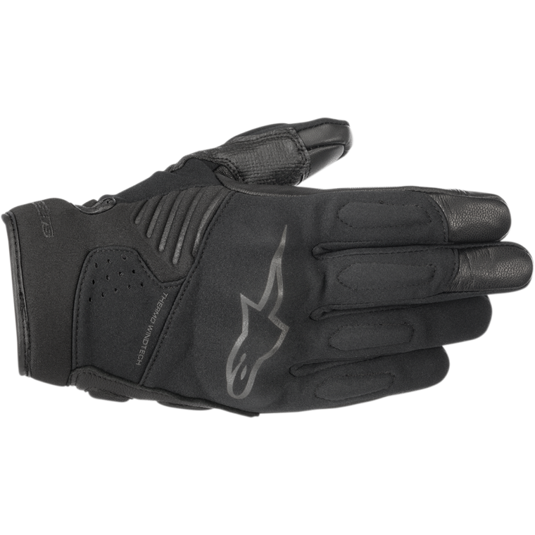 Image of ALPINESTARS FASTER BLACK BLACK GLOVES M