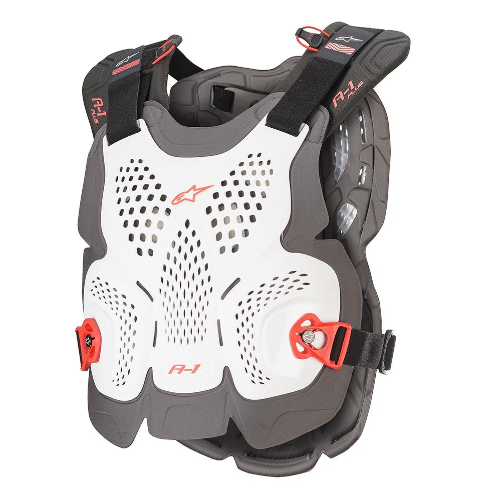 Alpinestars A-1 Plus White Anthracite Red Chest Protector M-L