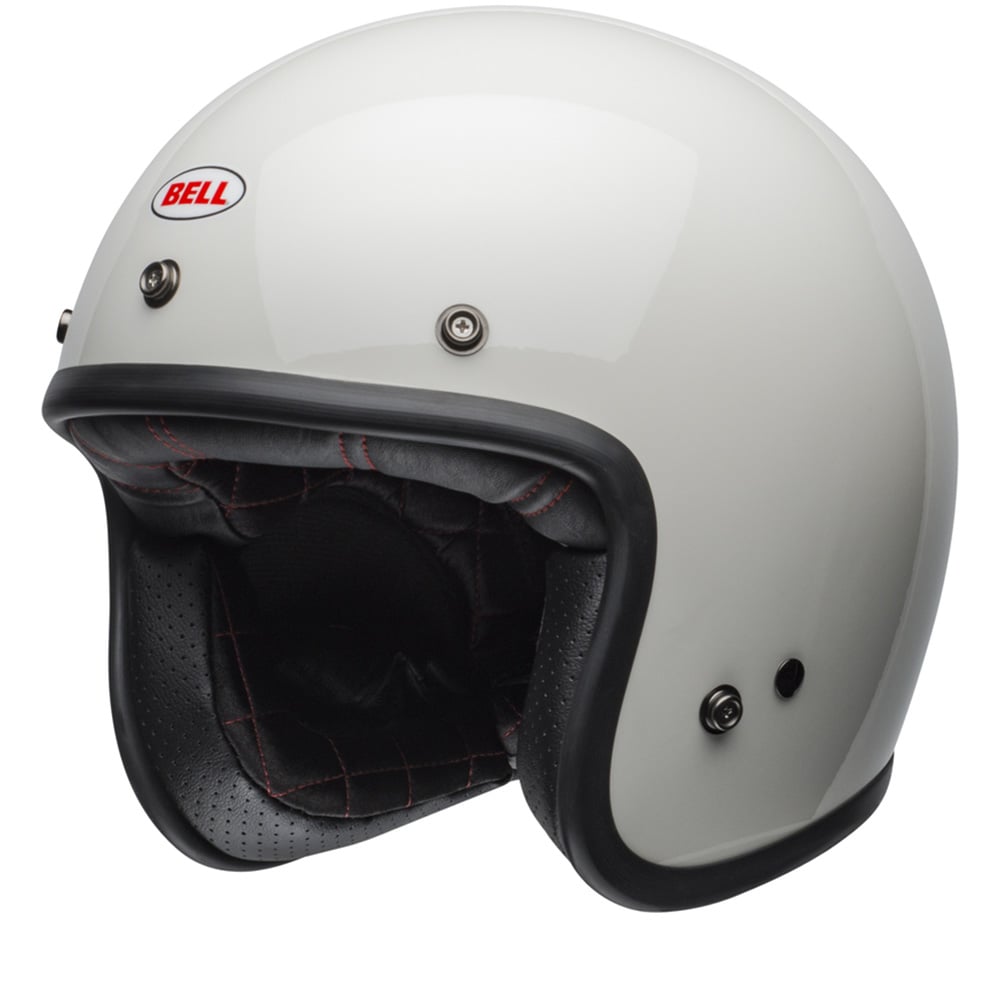 Bell Custom 500 Vintage White Jet Helmet Size M