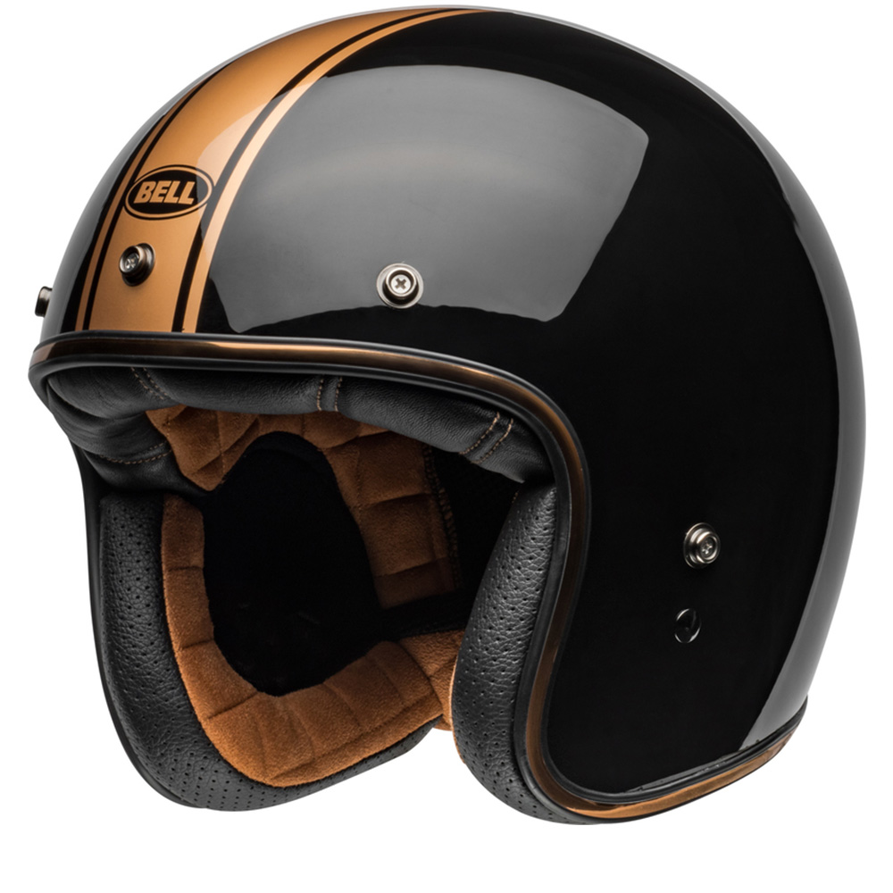 Bell Custom 500 Rally Black Bronze Jet Helmet Taille S