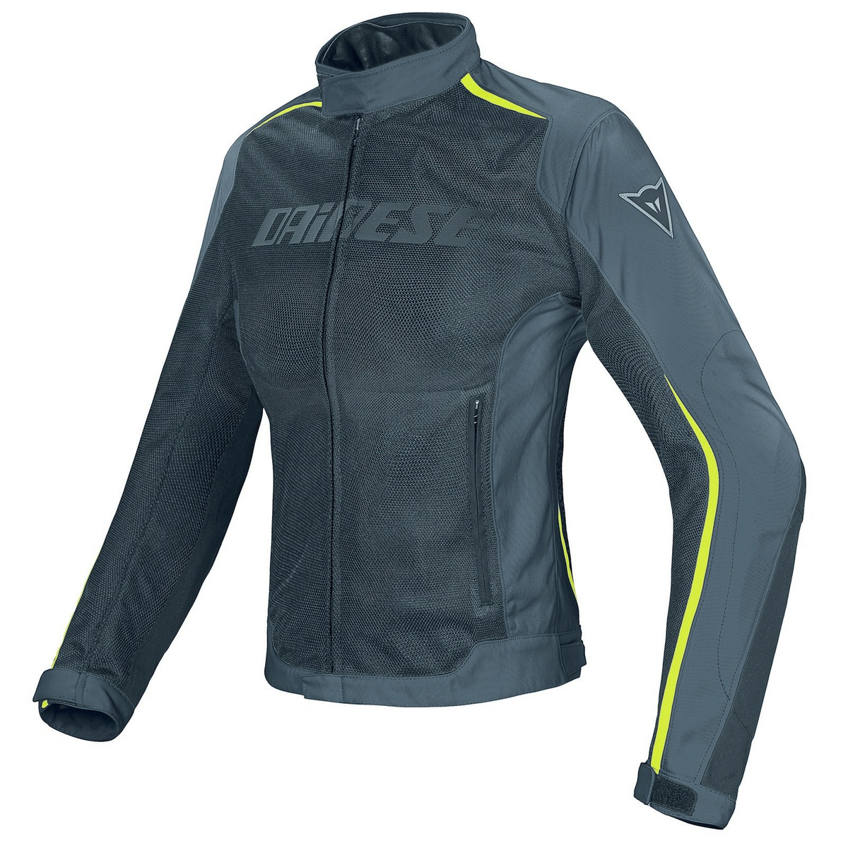 Dainese Hydra Flux D-Dry Lady Veste Noir Gris Jaune Fluo 38