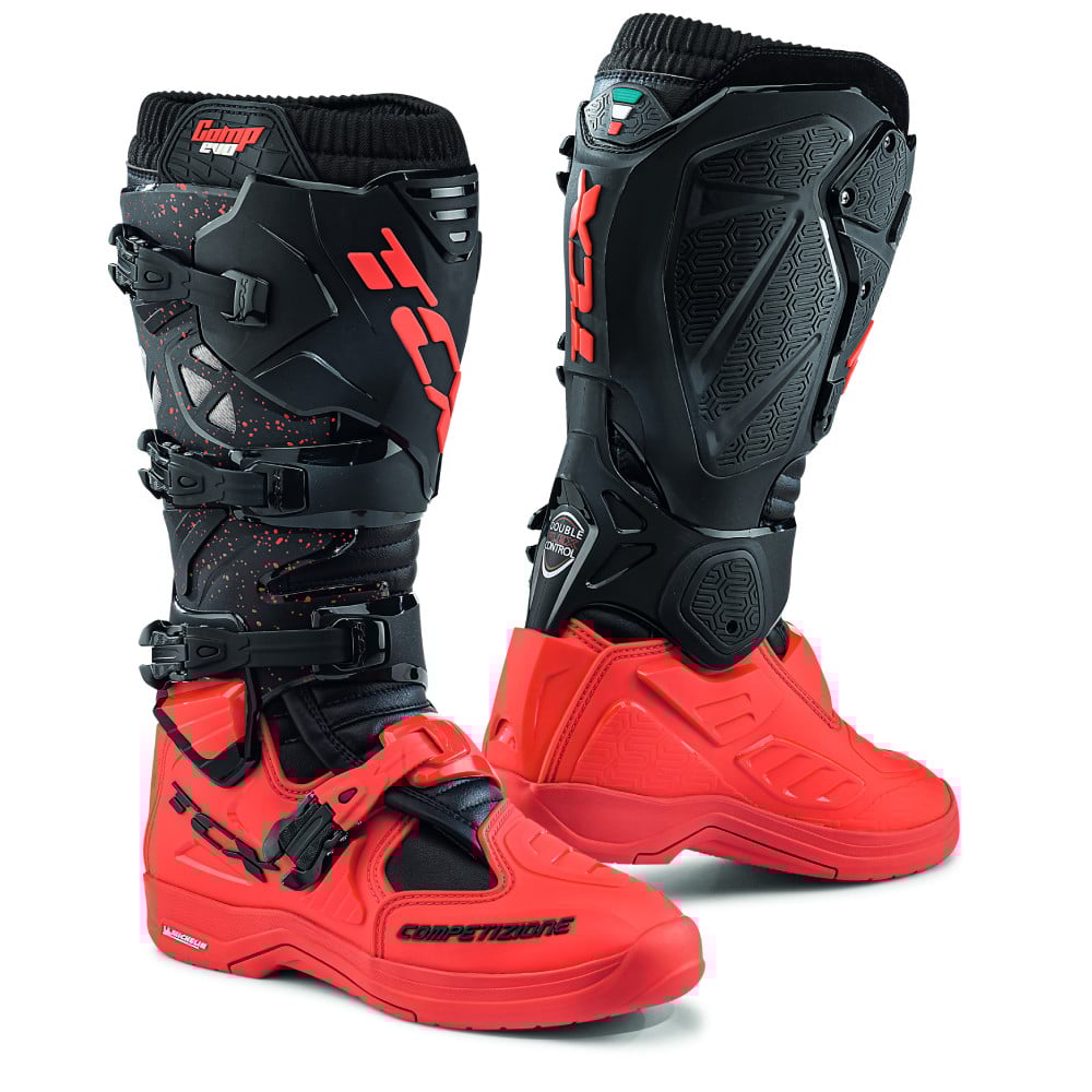TCX Comp Evo 2 Michelin Schwarz Rot Stiefel Größe 39