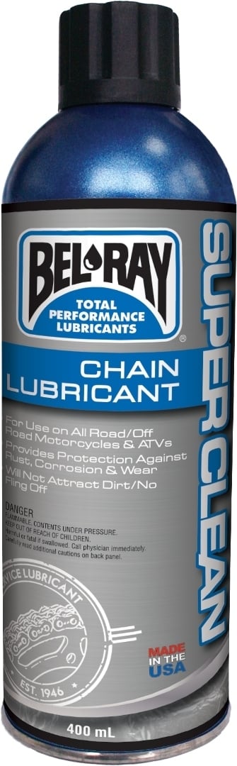 Bel-Ray Super Clean Chain Spray 400ml Size