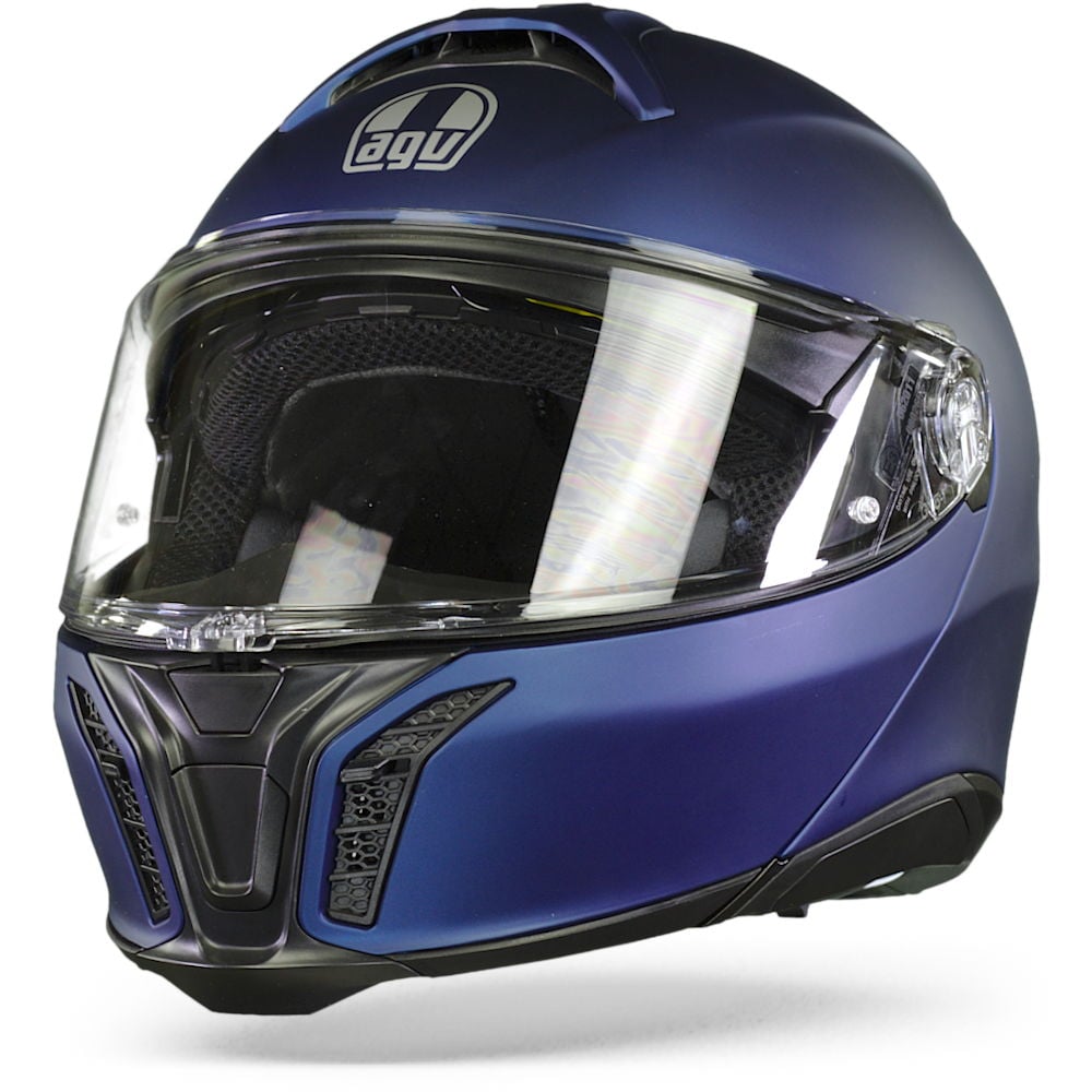 AGV Tourmodular Solid Mplk Galassia Blauw Mat Systeemhelm S