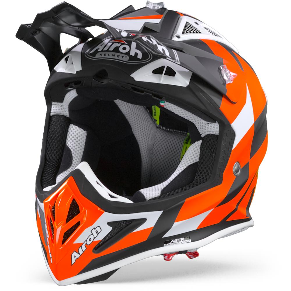 Airoh Aviator ACE Trick Casque Motocross Orange Mat S