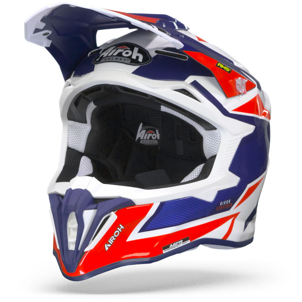 Airoh Striker Axe Casque Motocross Rouge S