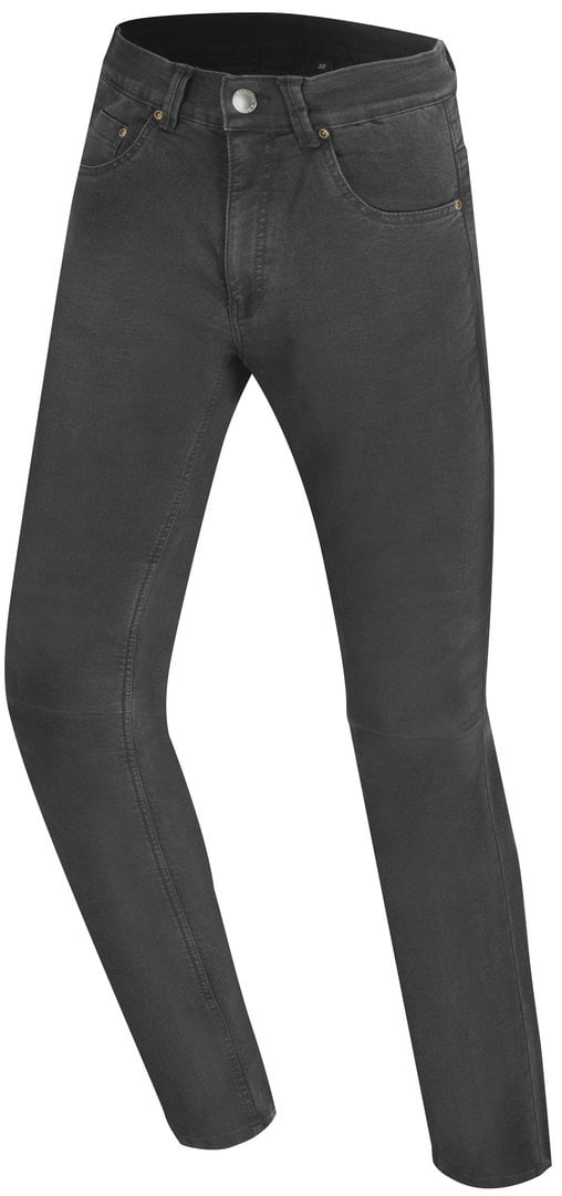 Bogotto Sentine Schwarz Washed Motorrad Jeans Größe 28