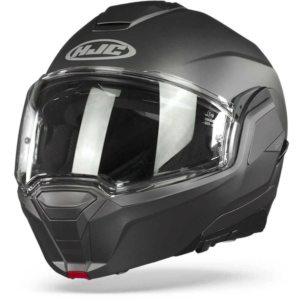 Photos - Motorcycle Helmet HJC I100 Dark Grey Modular Helmet Size L 