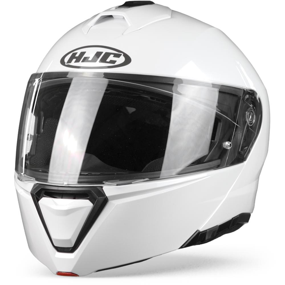 HJC I90 Solid White Modular Helmet Size S