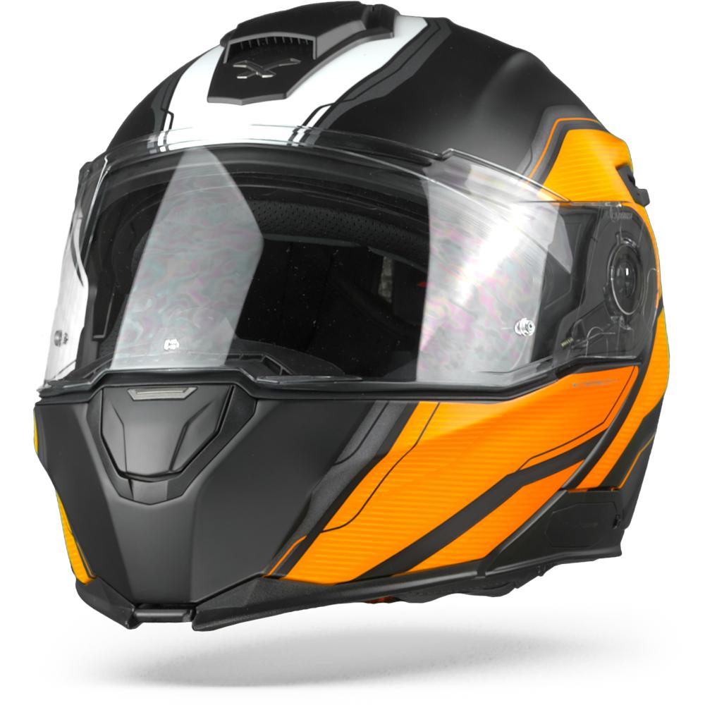 NEXX X.VILITUR PARADOX BLACK ORANGE MATT MODULAR HELMET unisex