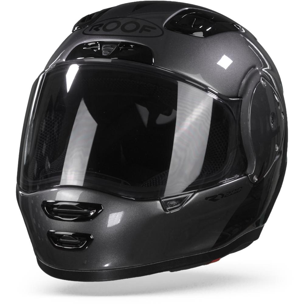 ROOF RO200 Troyan Black Steel Full Face Helmet Size 2XL