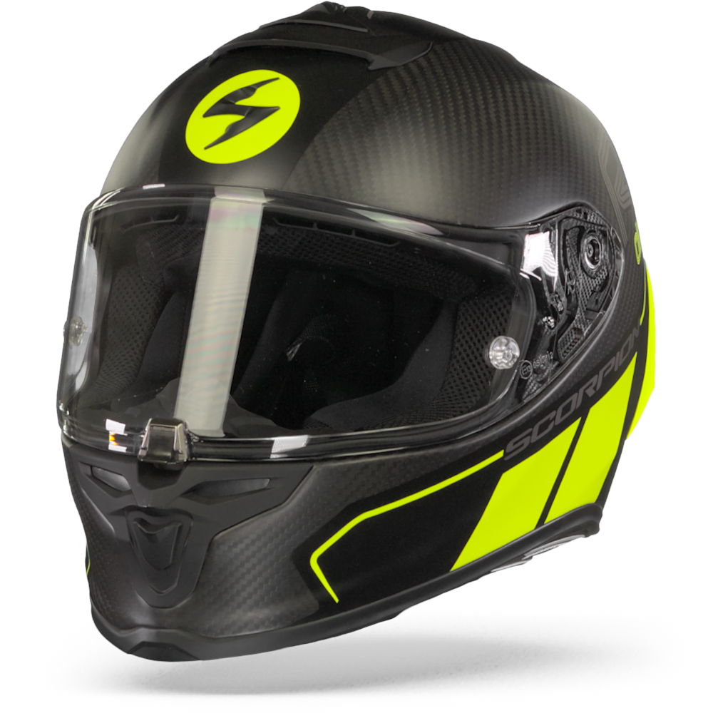 Scorpion EXO-R1 Carbon Corpus II Matt Black Neon Yellow M unisex